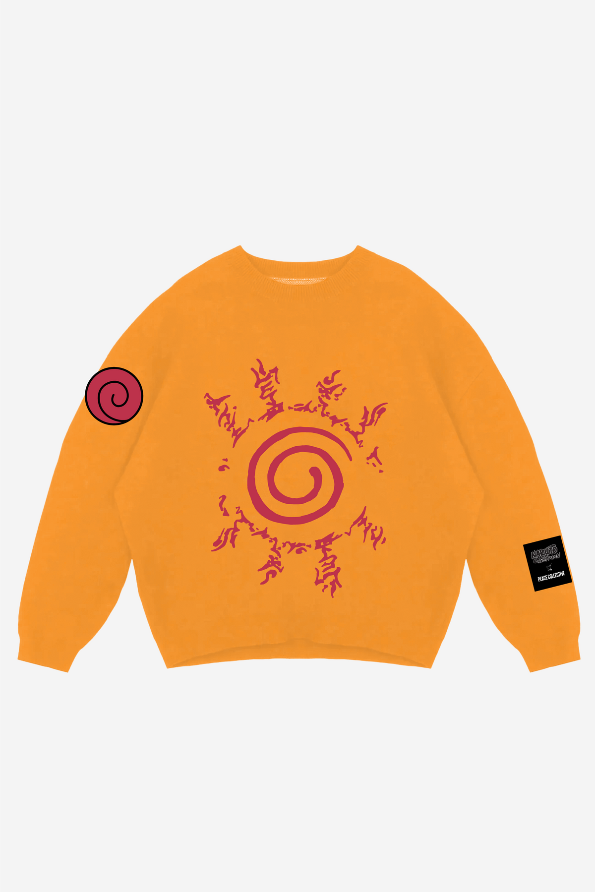 P/C x Naruto Knit Sweater - Orange