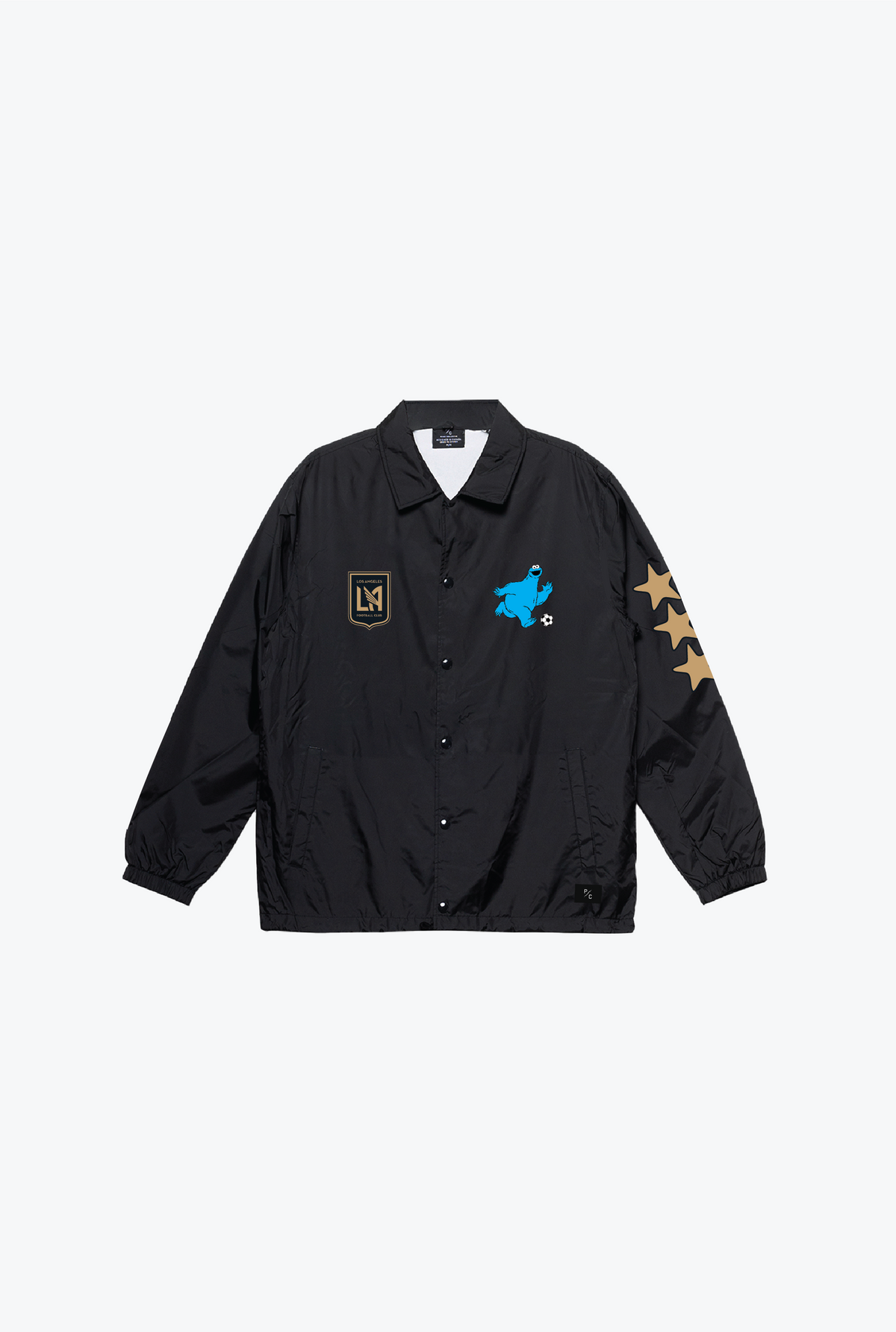 Los Angeles FC Sesame Street Kids Coach Jacket - Black
