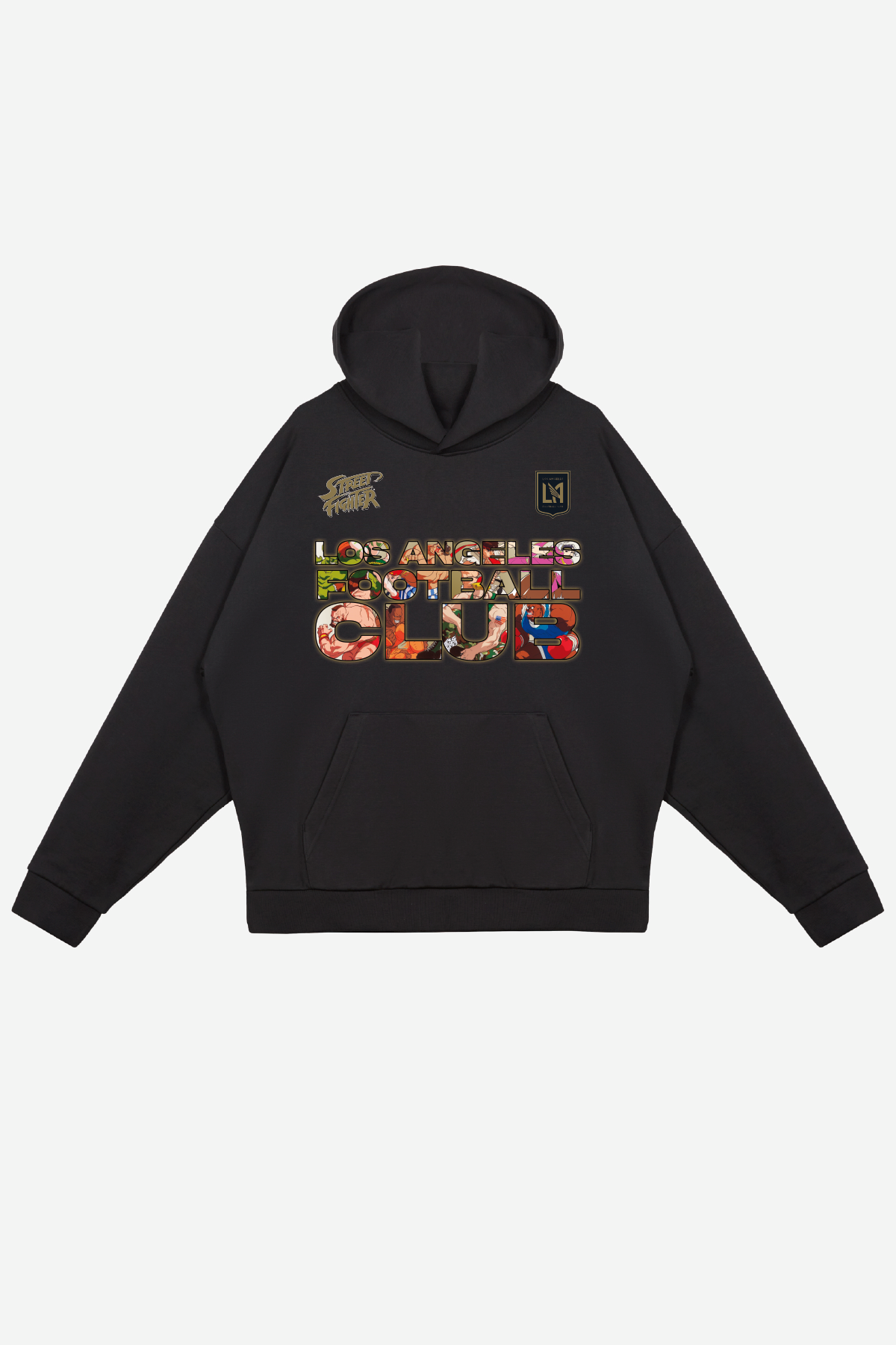 Los Angeles FC x Street Fighter Character Heavyweight Hoodie - Black