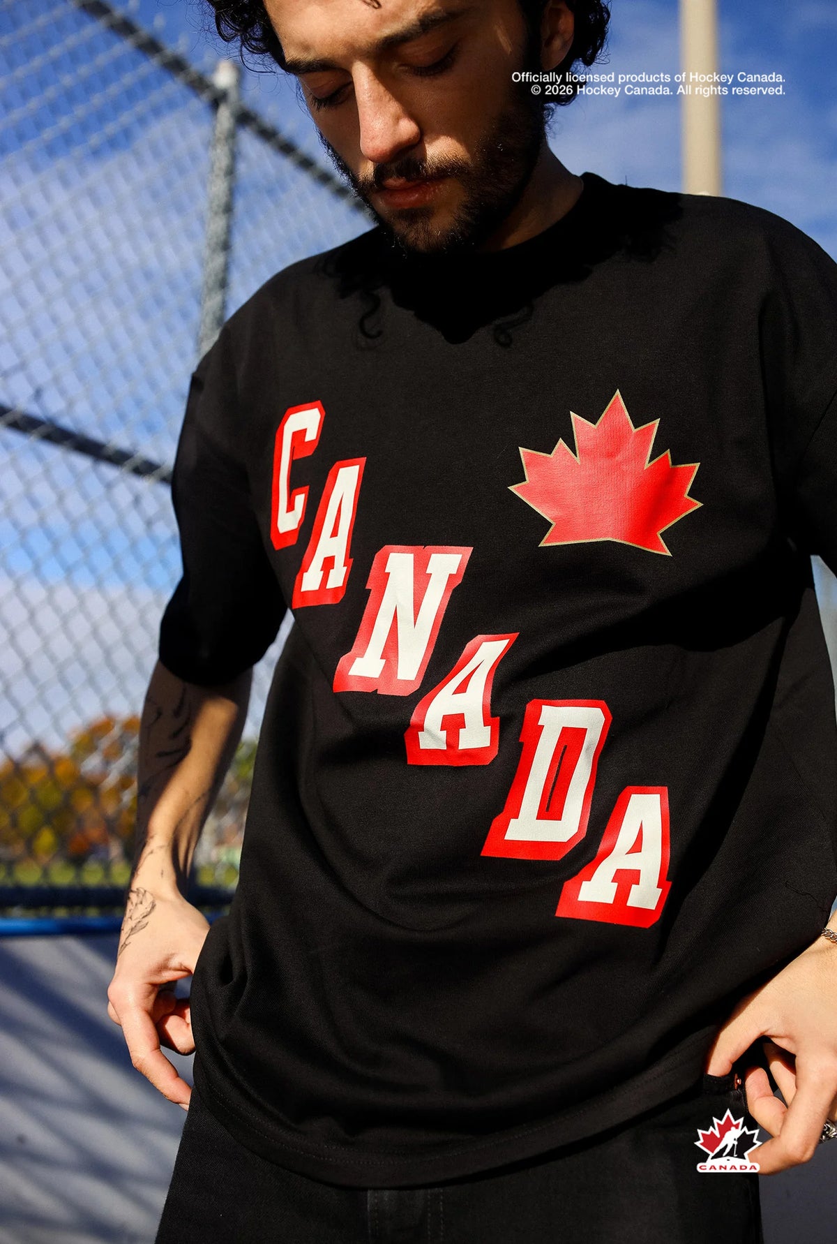 Hockey Canada Heavyweight T-Shirt - Black