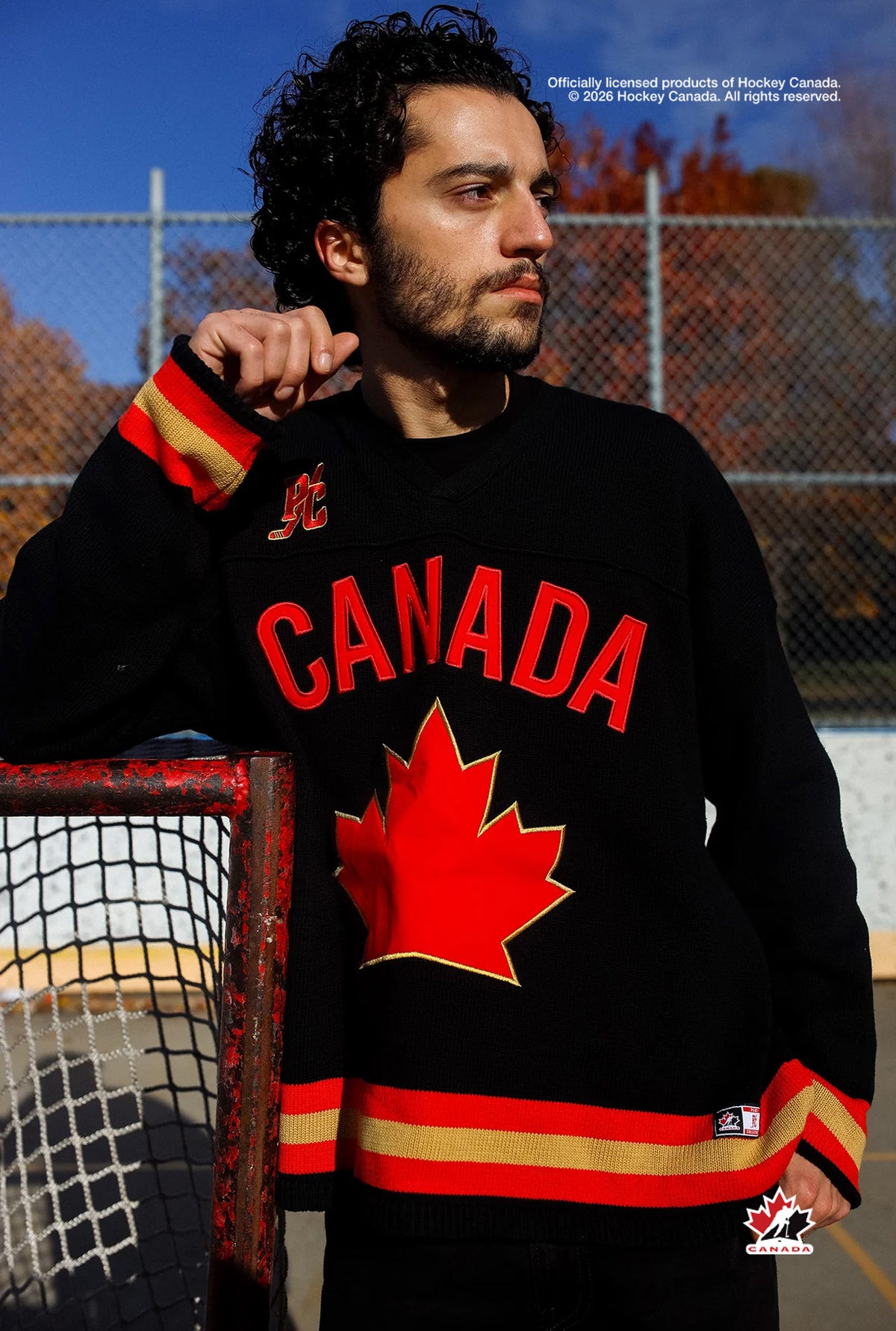 Hockey Canada Knit Sweater - Black