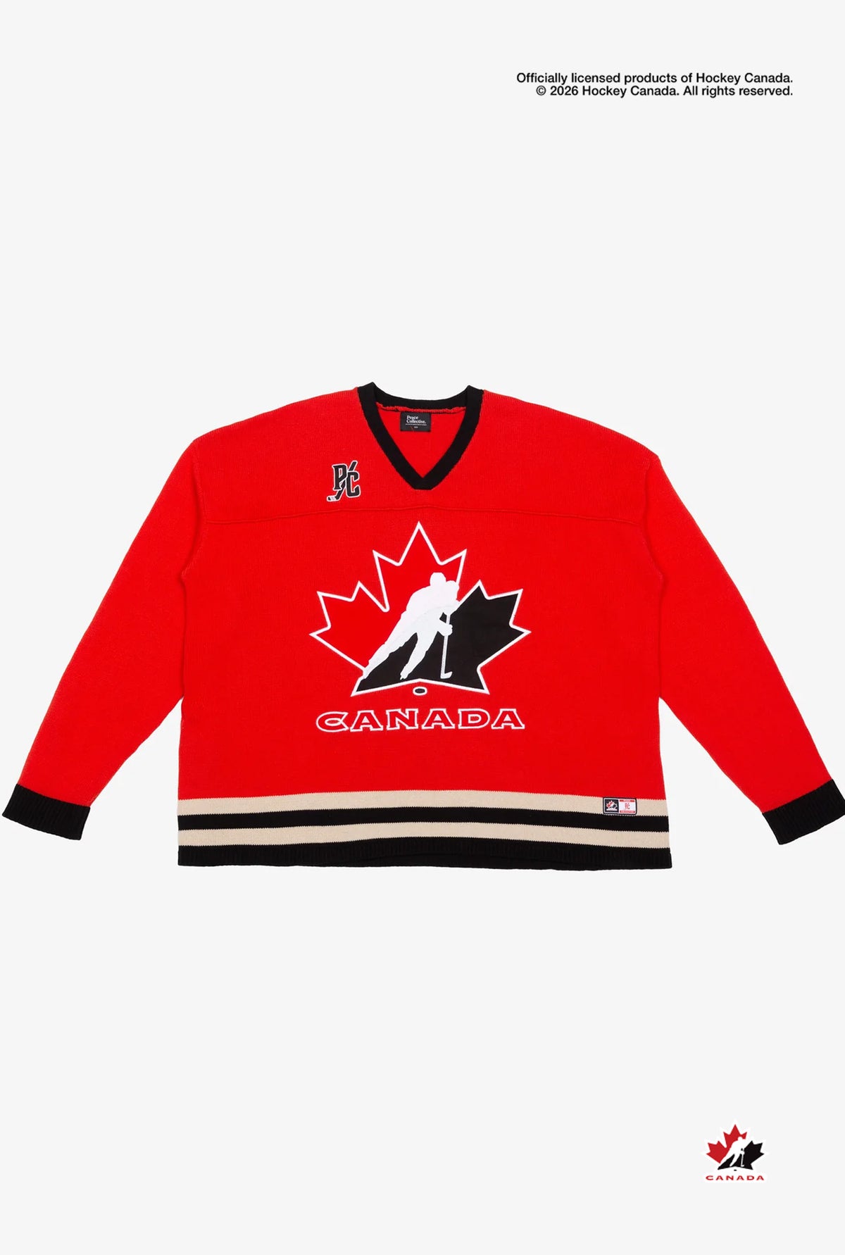 Hockey Canada Knit Sweater - Red