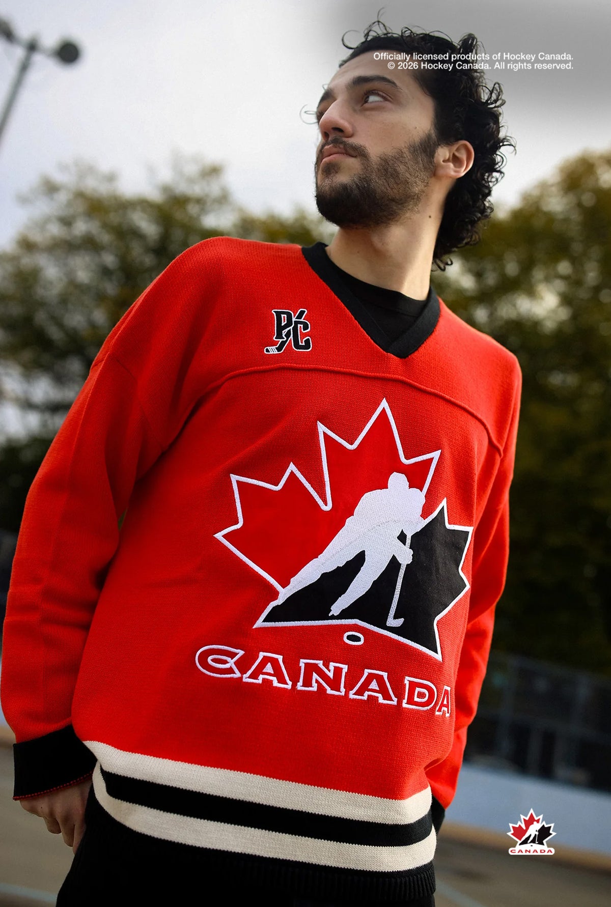Hockey Canada Knit Sweater - Red