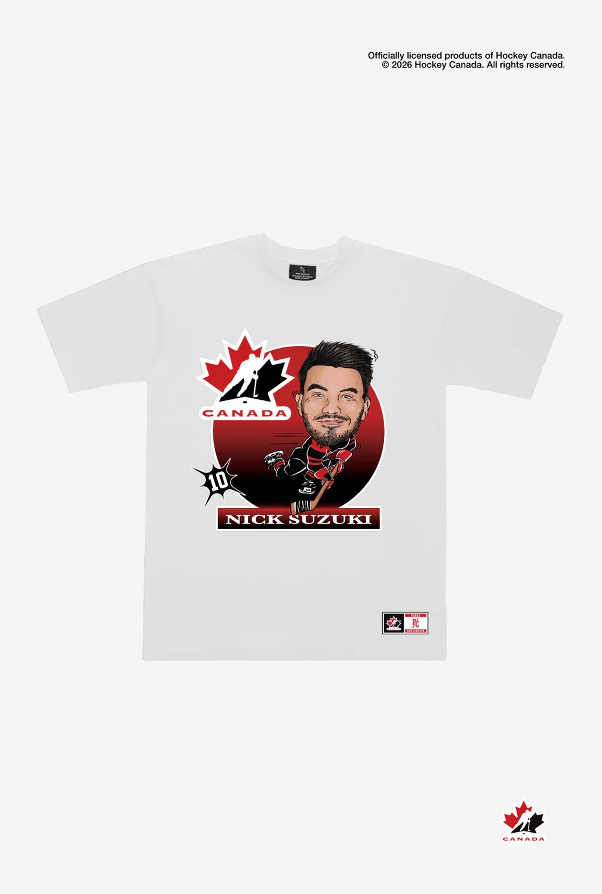 Hockey Canada Nick Suzuki Heavyweight T-Shirt - White