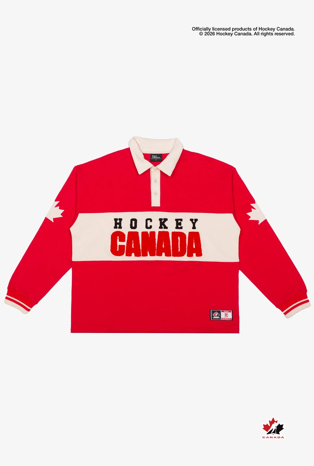 Hockey Canada Fleece Polo - Red