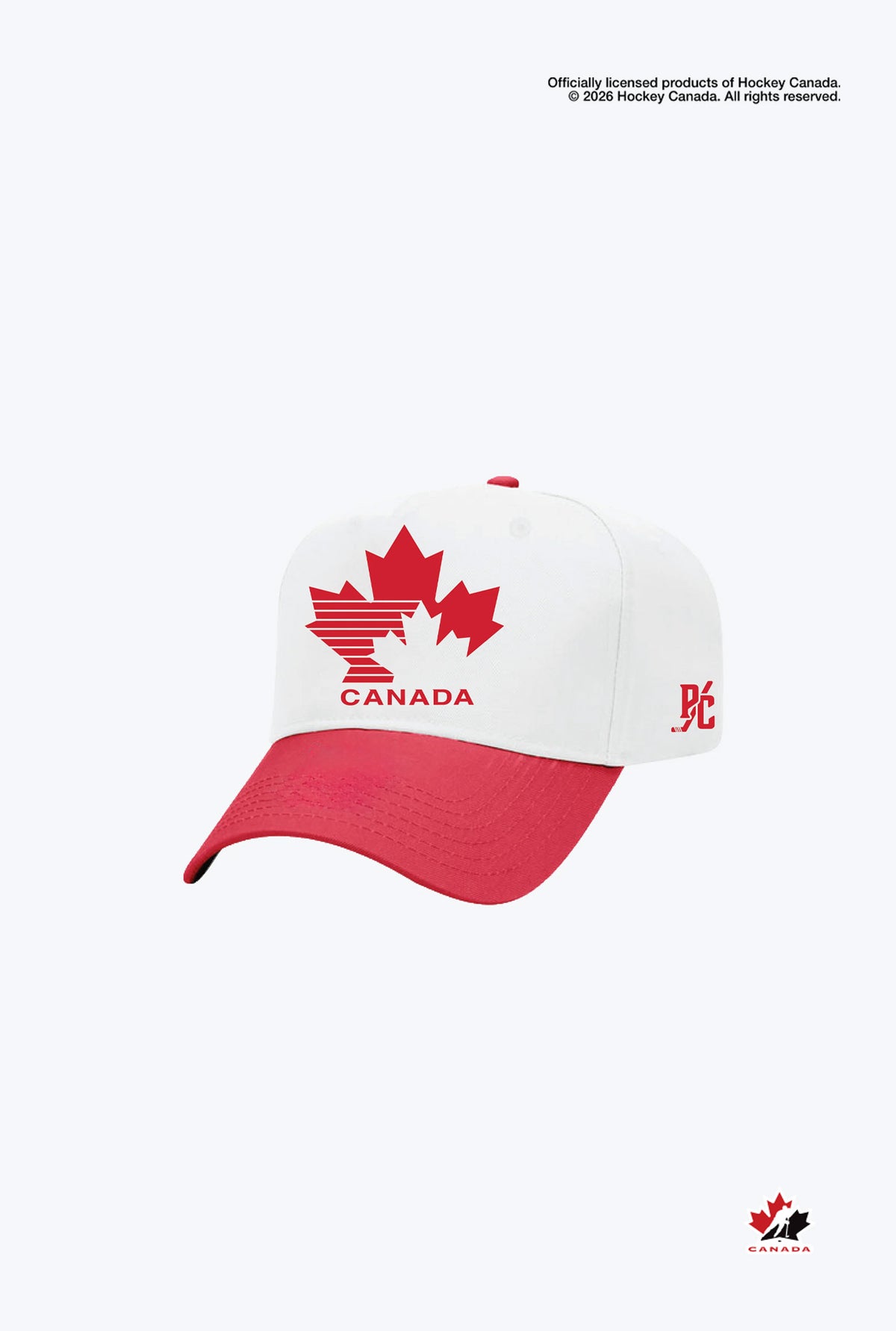 Hockey Canada A-Frame Cap - White / Red