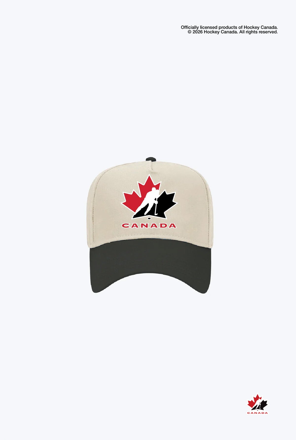 Hockey Canada A-Frame Cap - Ivory / Black