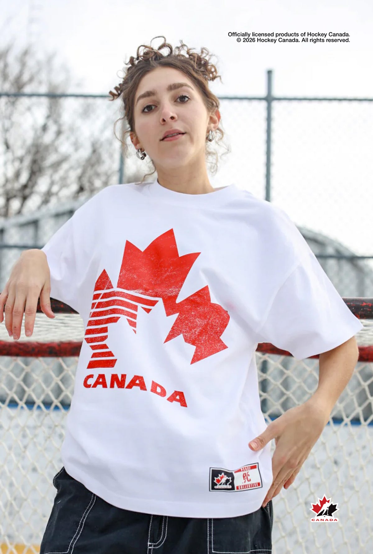 P/C x Hockey Canada Vintage Heavyweight T-Shirt - White