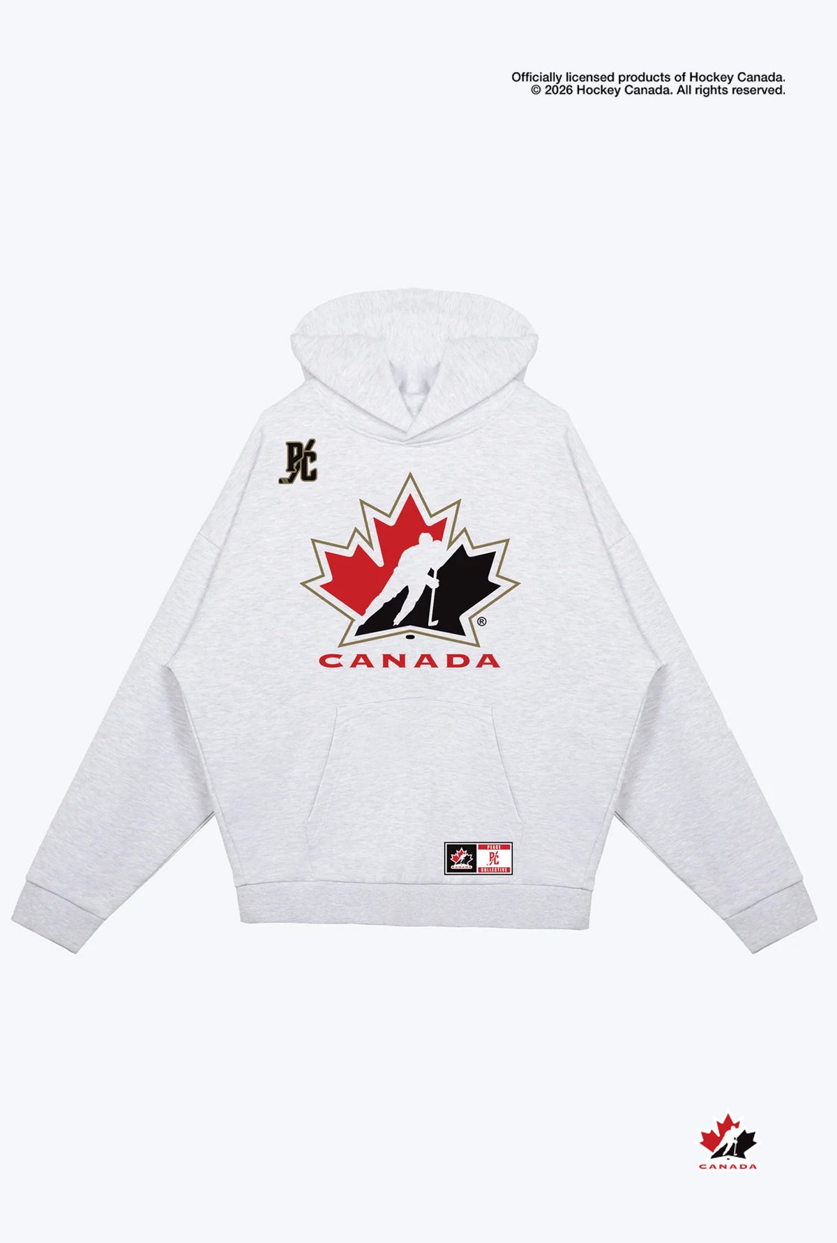 P/C x Hockey Canada Heavyweight Hoodie - Ash