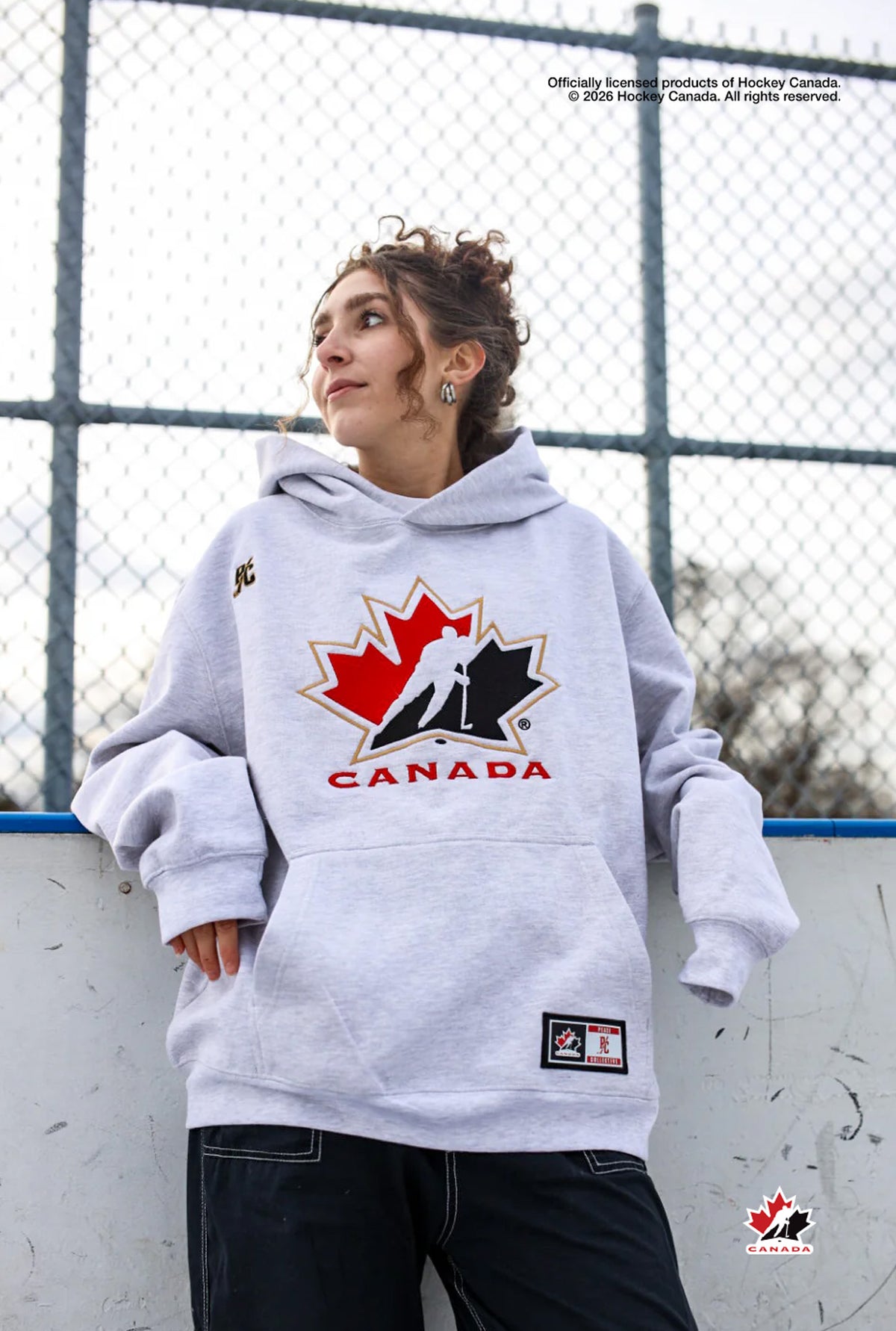 P/C x Hockey Canada Heavyweight Hoodie - Ash