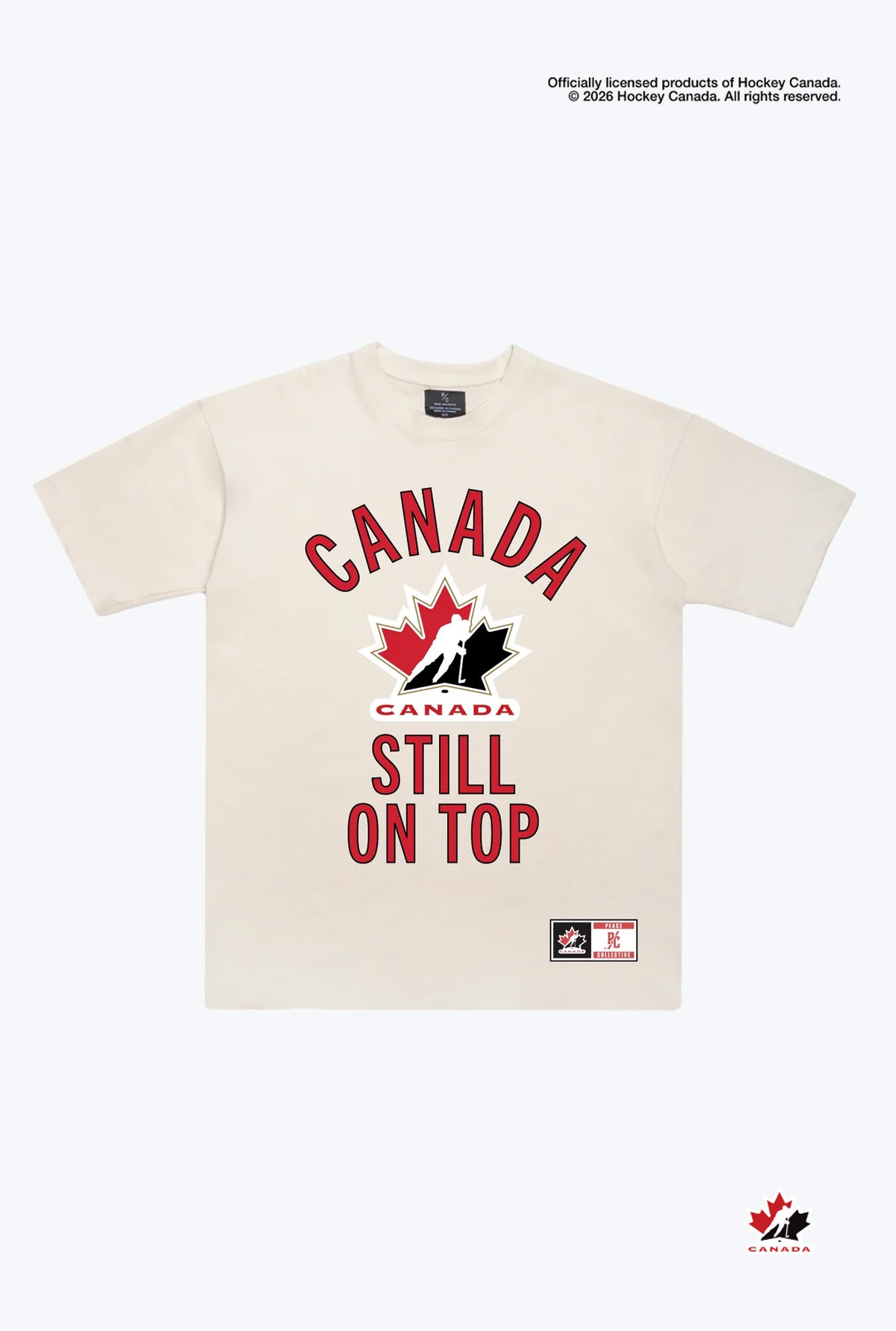 Hockey Canada "Still On Top" Heavyweight T-Shirt - Ivory
