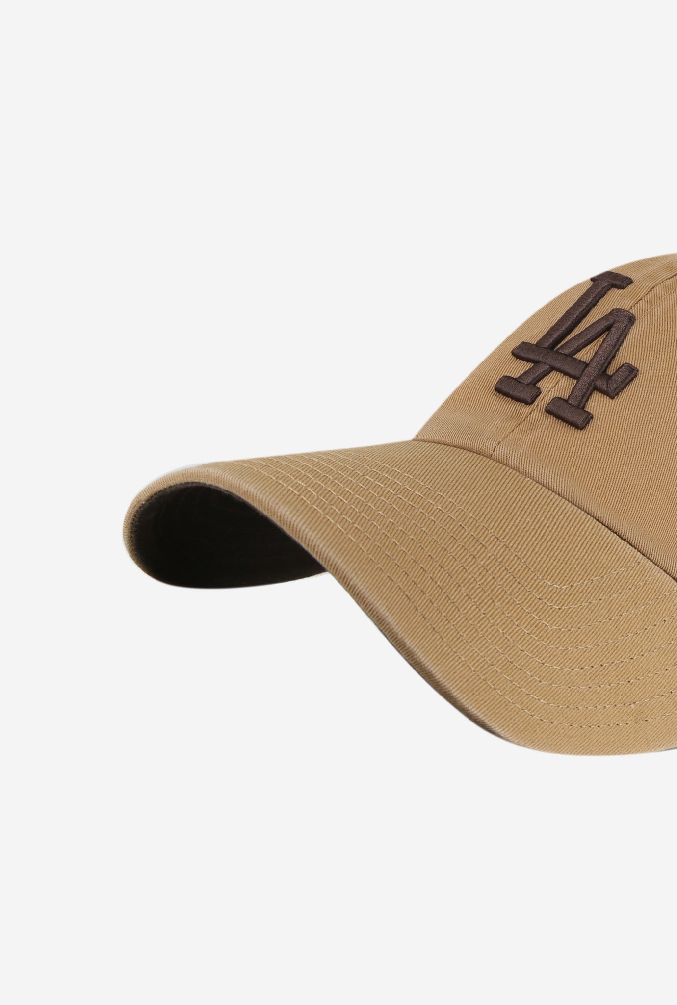 Los Angeles Dodgers Clean Up Cap - Dune/Chocolate