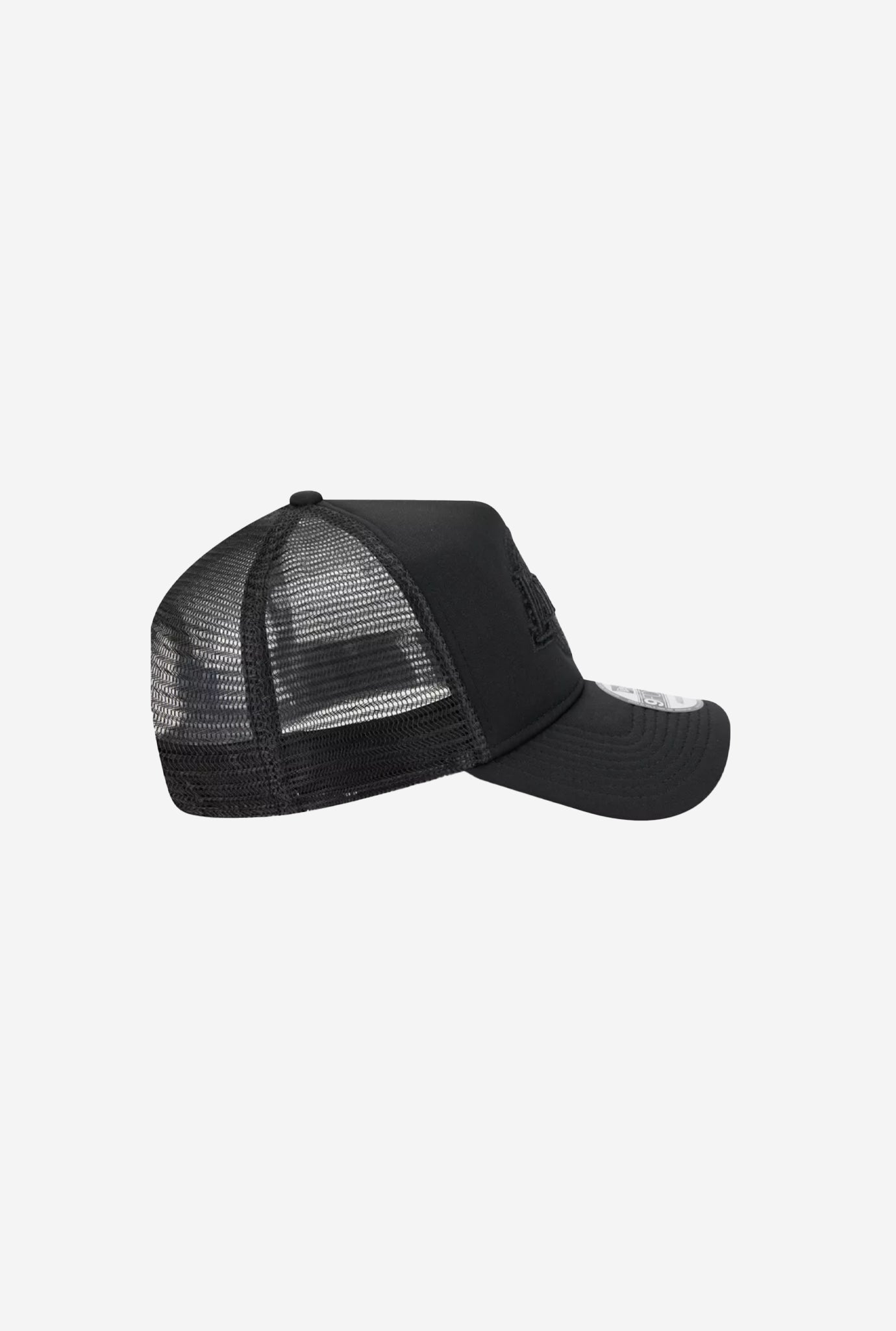 Los Angeles Lakers 9FORTY A-Frame Trucker - Black/Black