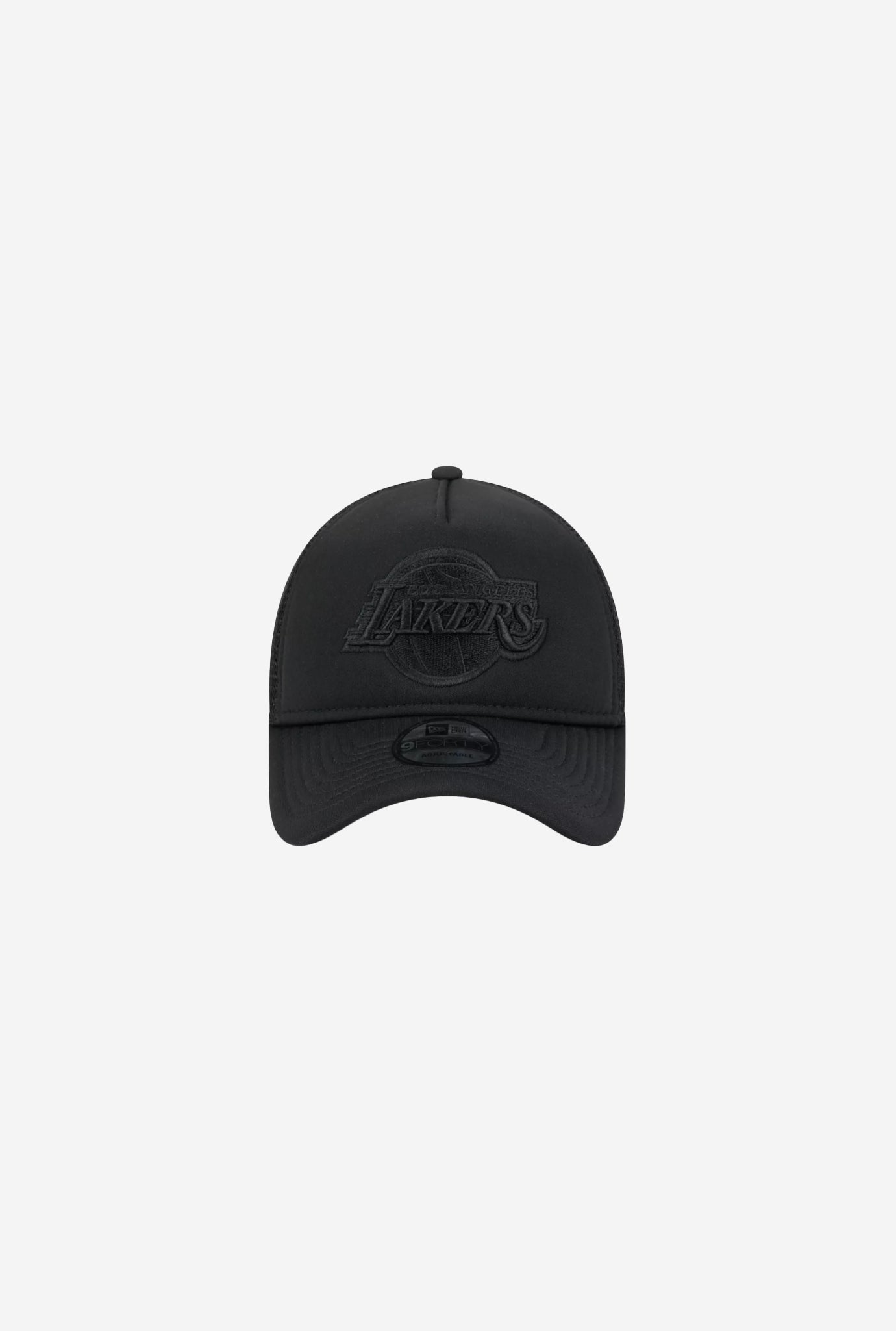 Los Angeles Lakers 9FORTY A-Frame Trucker - Black/Black