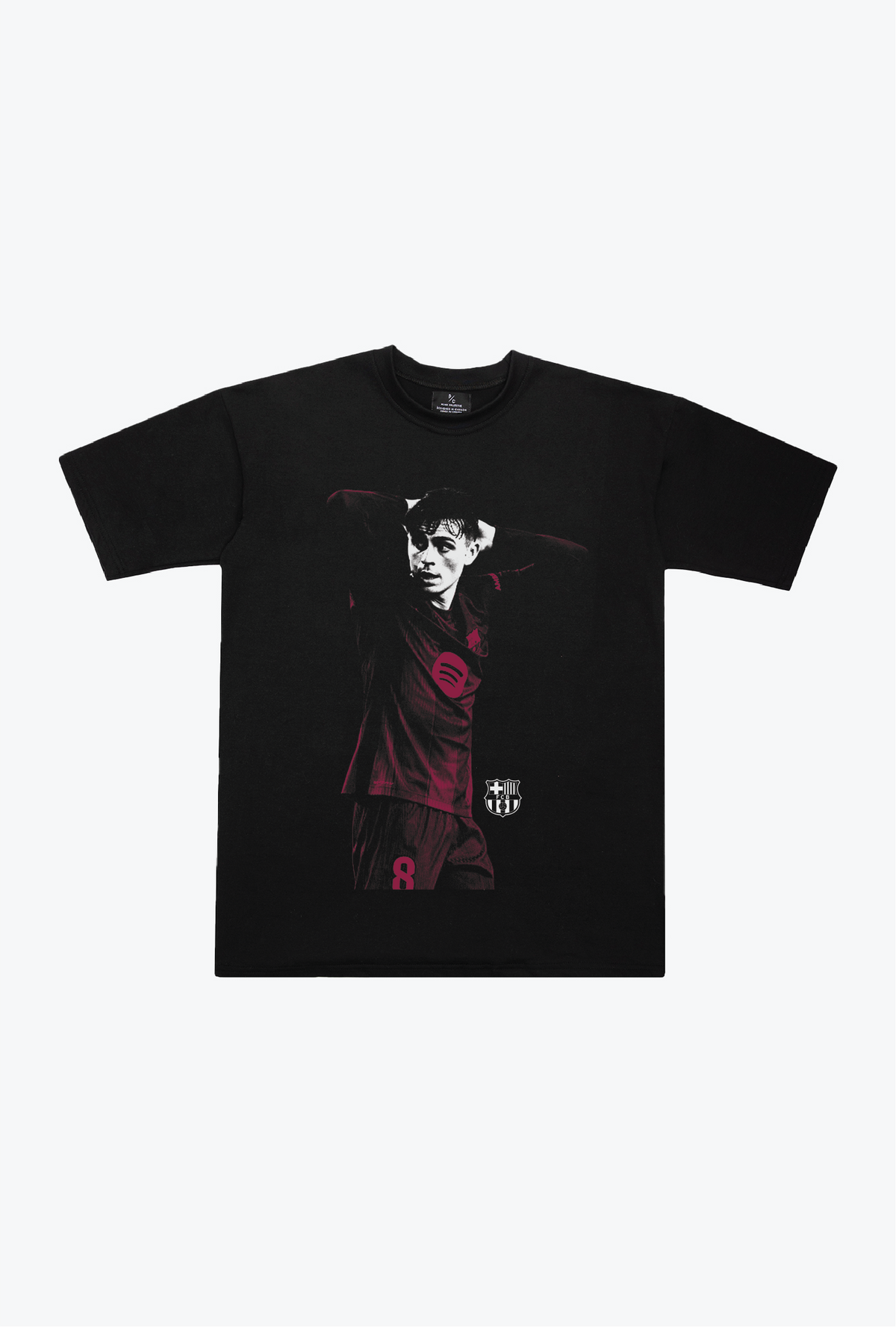 FC Barcelona: Pedri Icon Heavyweight T-Shirt - Black