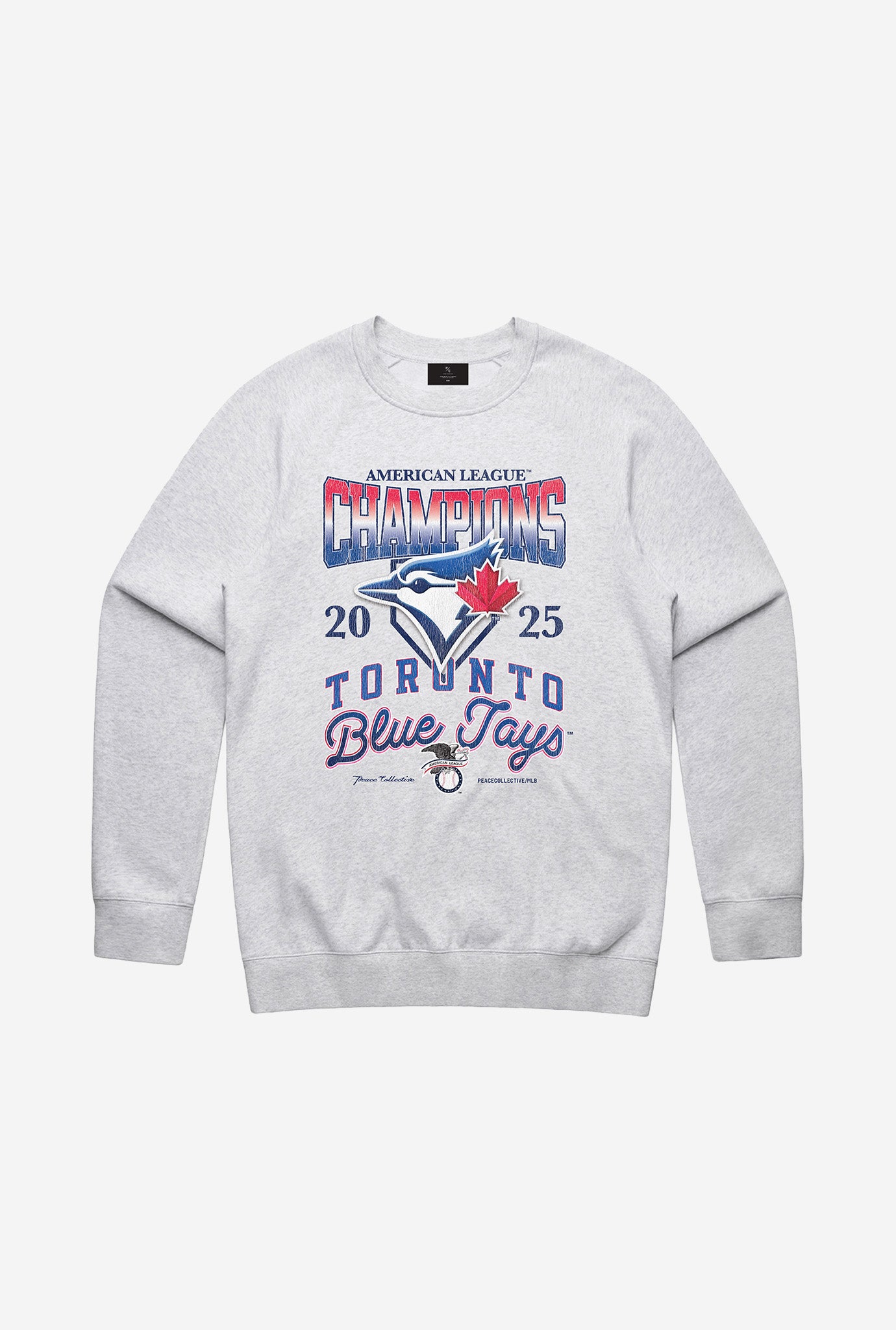 Toronto Blue Jays ALCS 2025 Champions Crewneck - Ash