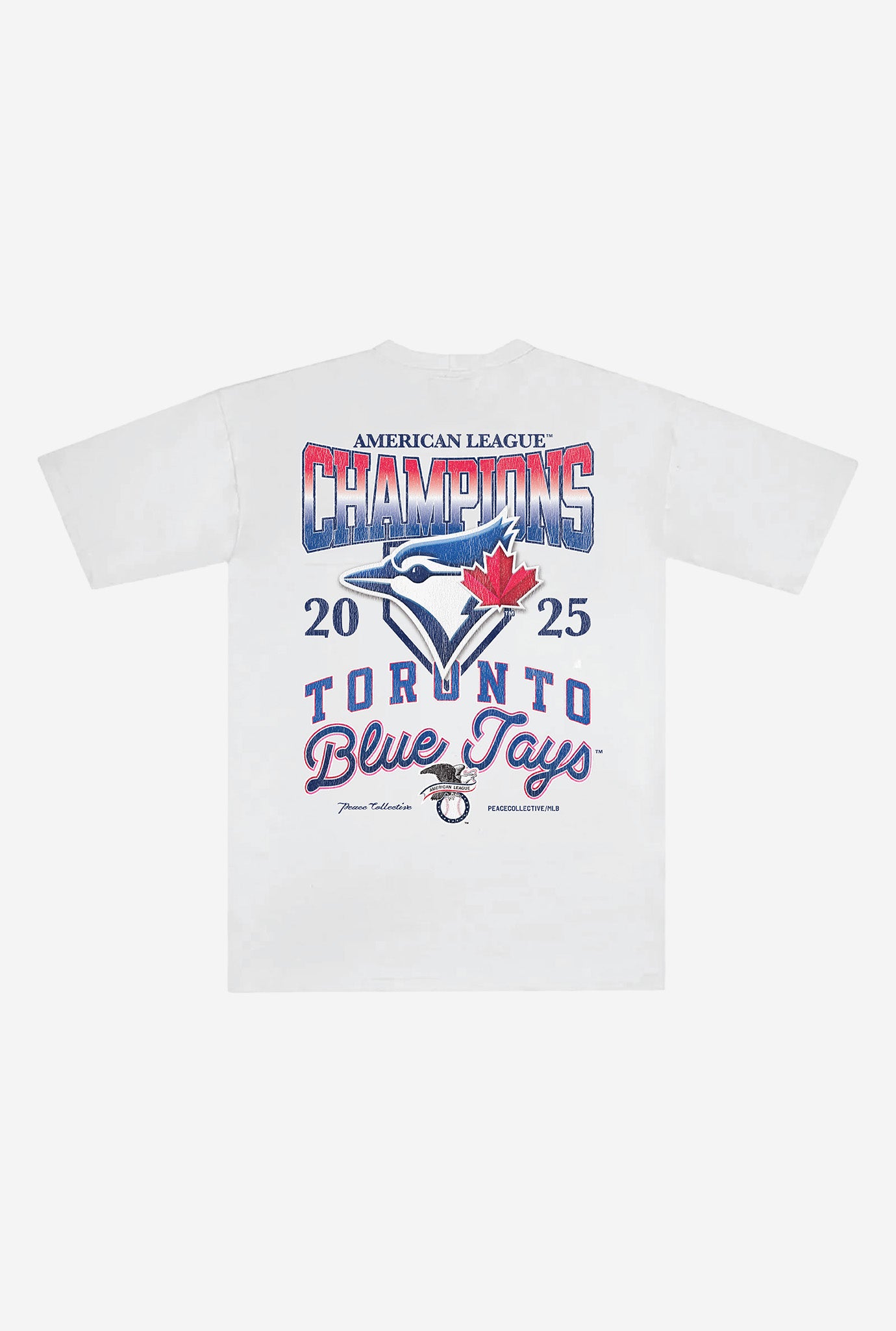 Toronto Blue Jays ALCS 2025 Champions Heavyweight T-Shirt - White