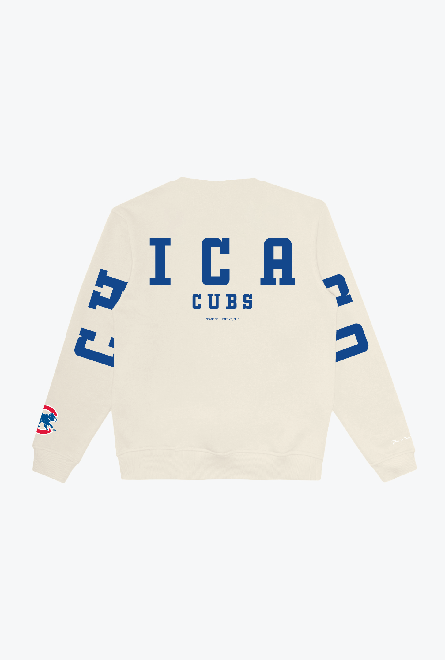 Chicago Cubs Heavyweight Crewneck - Ivory