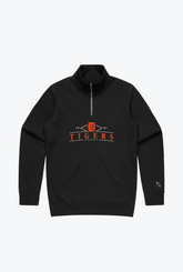 Detroit Tigers Quarter Zip - Black