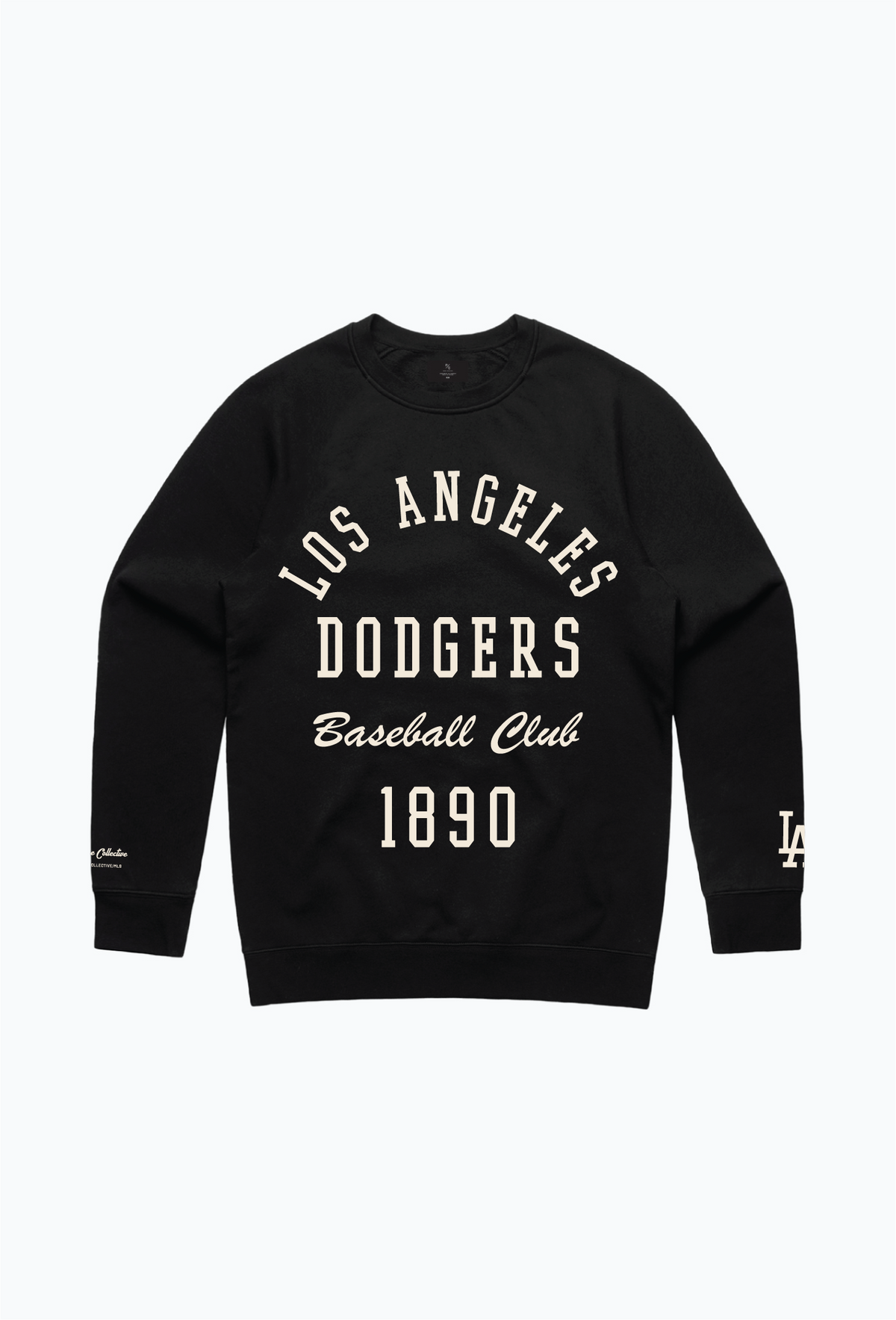 Los Angeles Dodgers Heavyweight Crewneck - Black