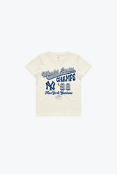New York Yankees '98 World Series Champs Kinder-T-Shirt - Elfenbein