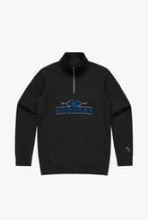 Los Angeles Dodgers 1/4 Zip - Black