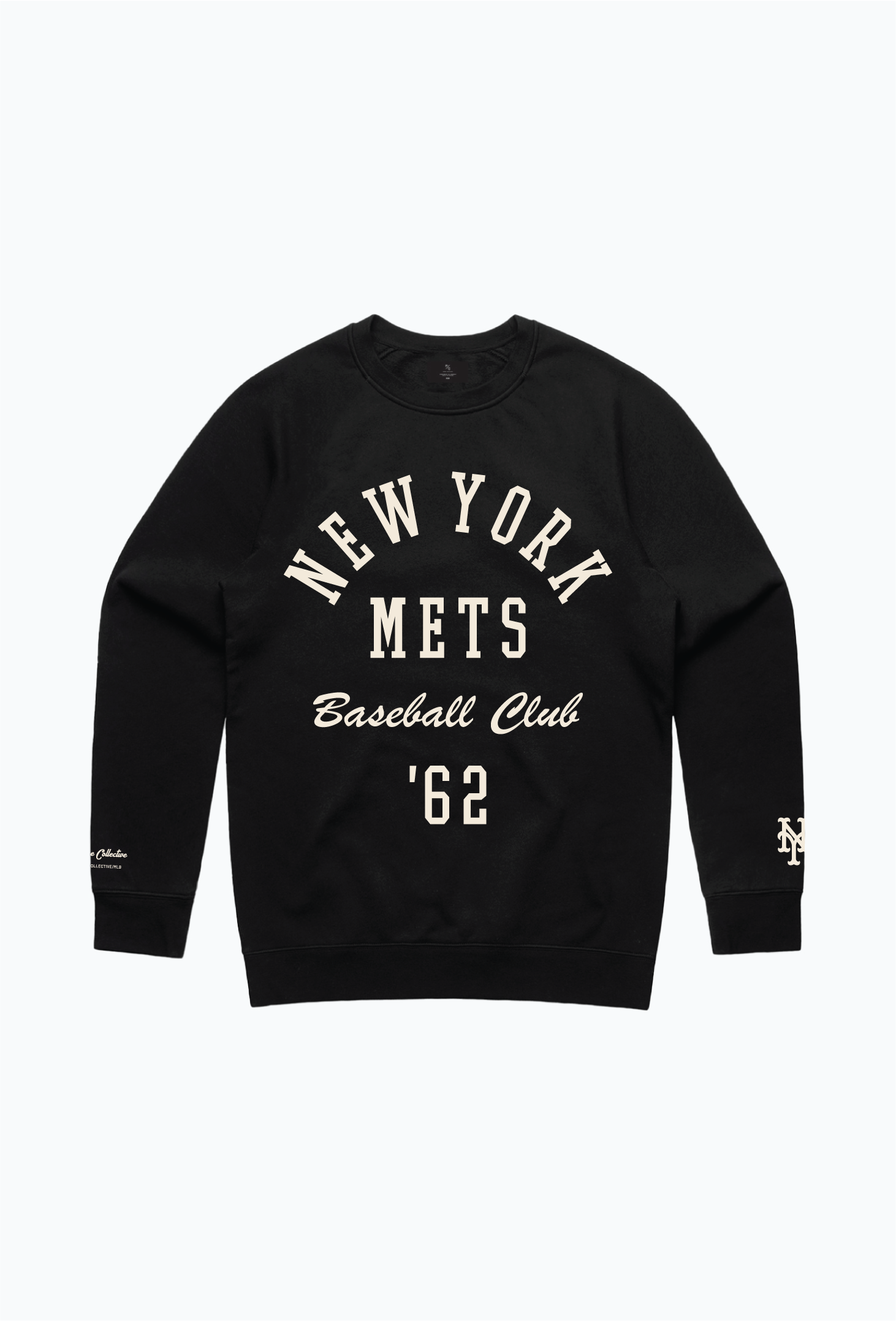 New York Mets Heavyweight Crewneck - Black