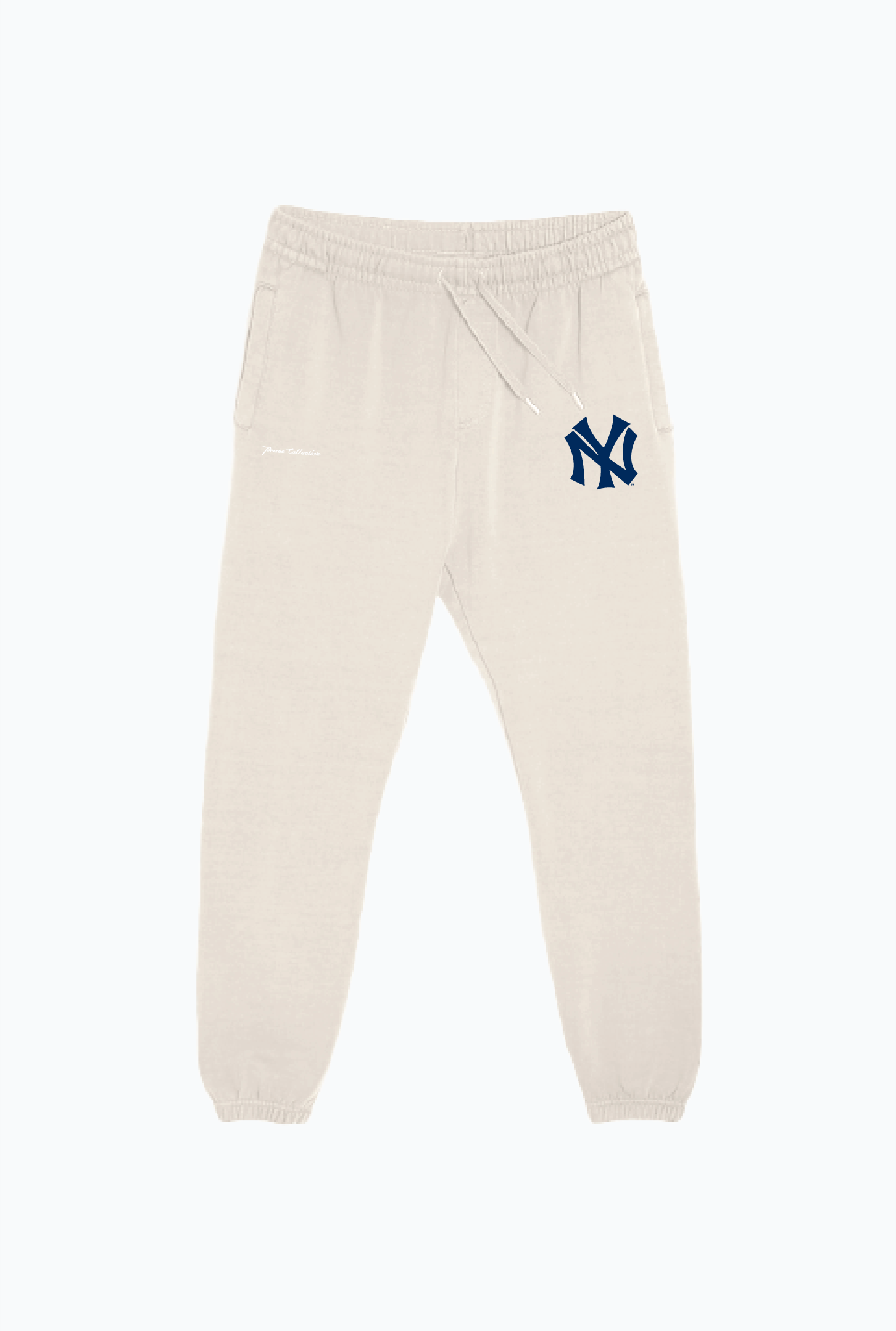 New York Yankees Heavyweight Jogger - Ivory