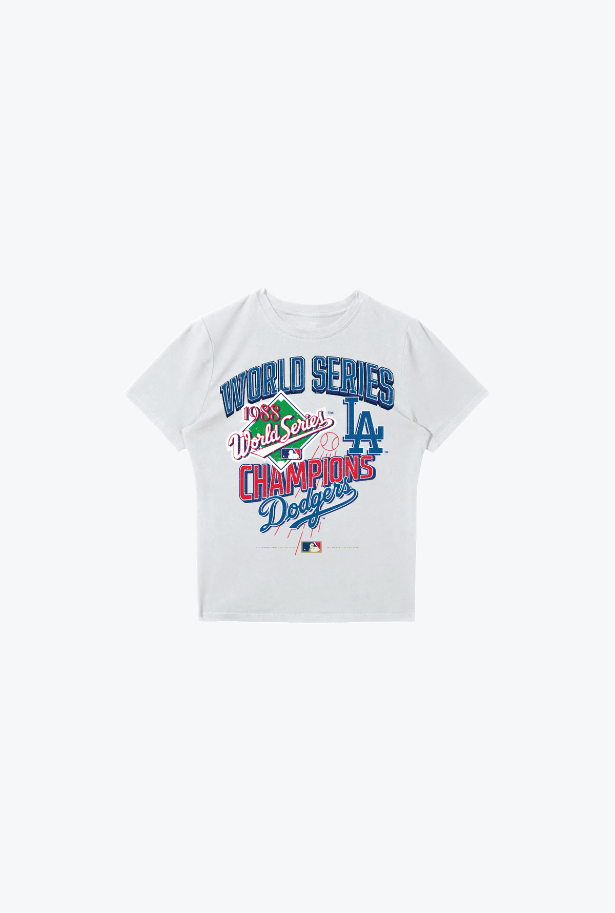 Los Angeles Dodgers '88 World Series Champs Baby Tee - White