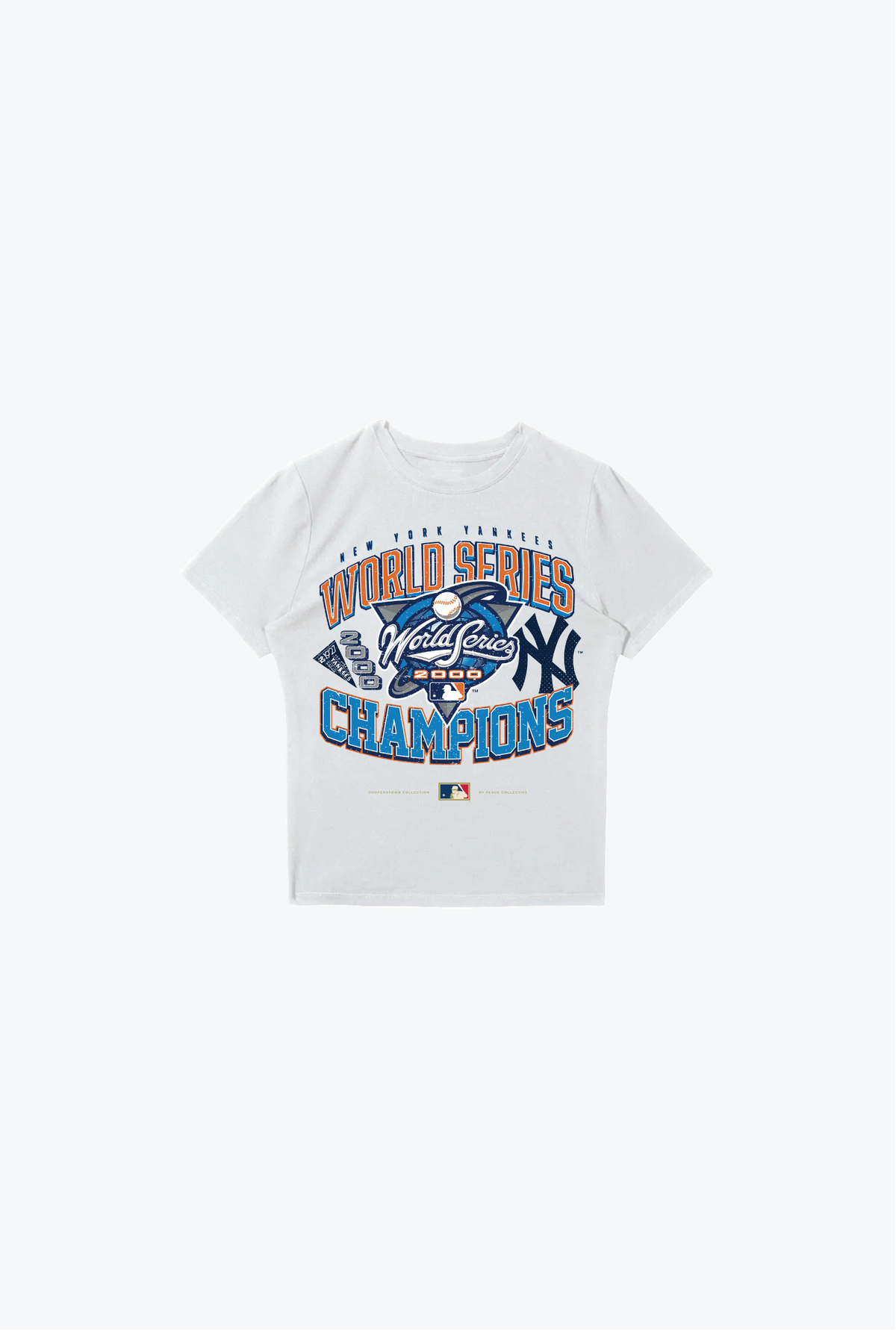 New York Yankees '00 World Series Champs Baby Tee - White