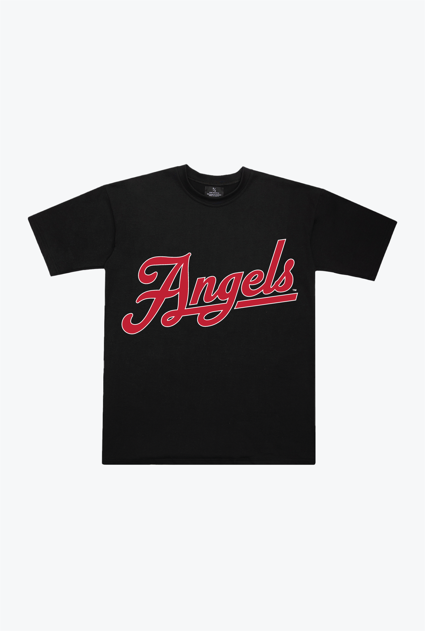 Los Angeles Angels Heavyweight T-Shirt - Black
