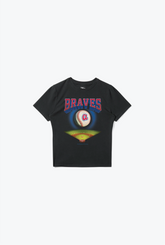 Atlanta Braves Field Baby Tee - Black