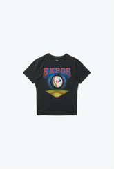 Montreal Expos Field Baby Tee - Black