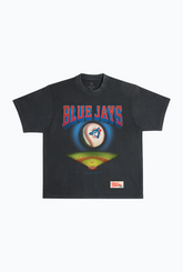Toronto Blue Jays Field Heavyweight Garment Dyed T-Shirt - Black