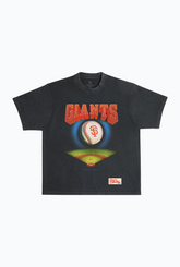 San Francisco Giants Field Heavyweight Garment Dyed T-Shirt - Black