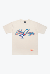Toronto Blue Jays Vintage Graphic Heavyweight T-Shirt - Ivory