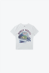 New York Yankees Vintage Baby Tee - White