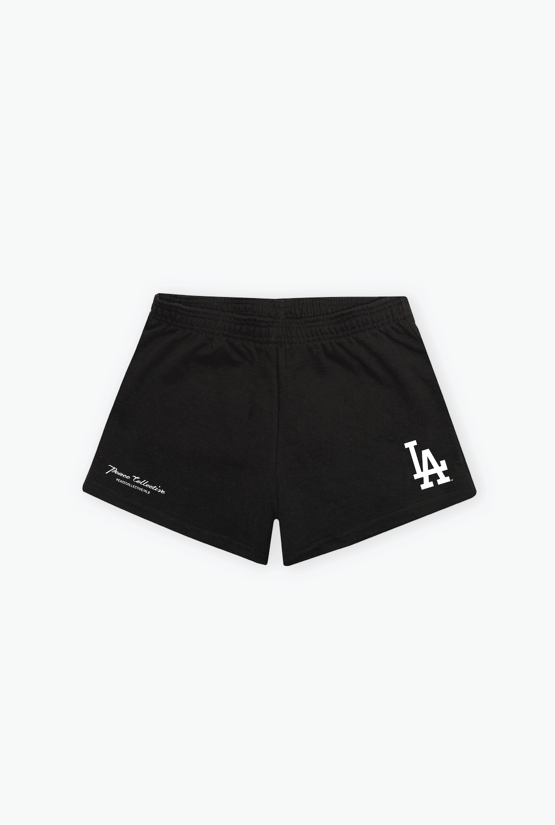 Los Angeles Dodgers Women's Fleece Shorts - Black