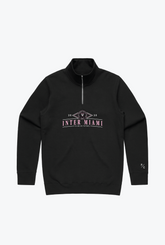 Inter Miami Vintage 1/4 Zip - Black