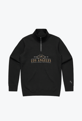 Los Angeles FC Vintage 1/4 Zip - Black