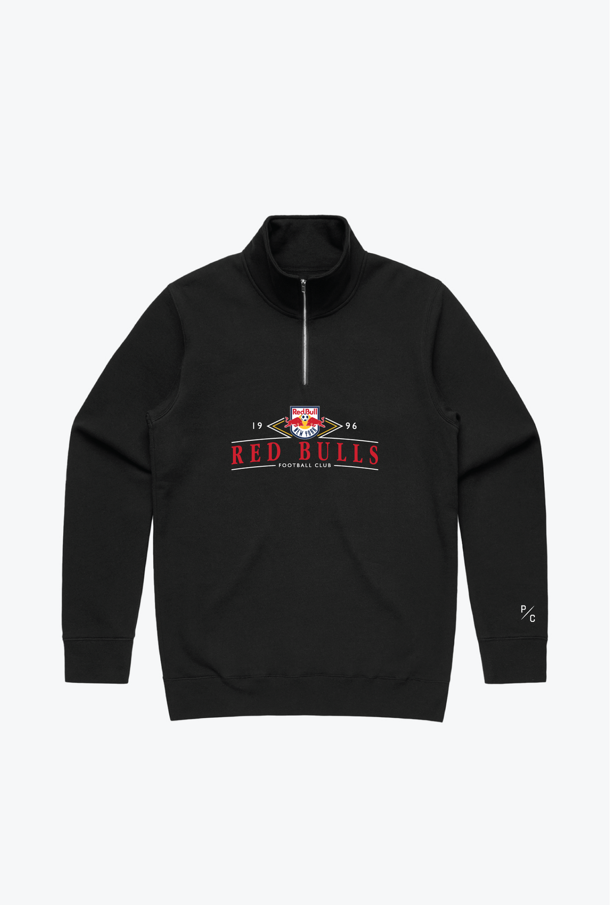 New York Red Bulls Vintage 1/4 Zip - Black