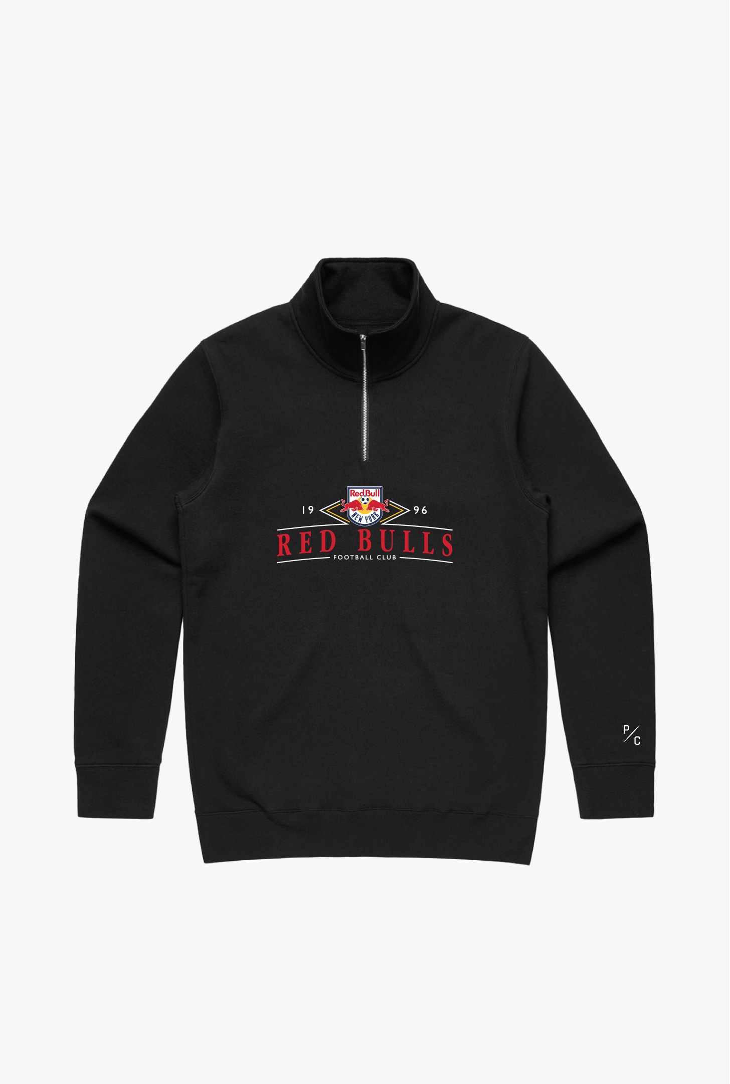 New York Red Bulls Vintage 1/4 Zip - Black