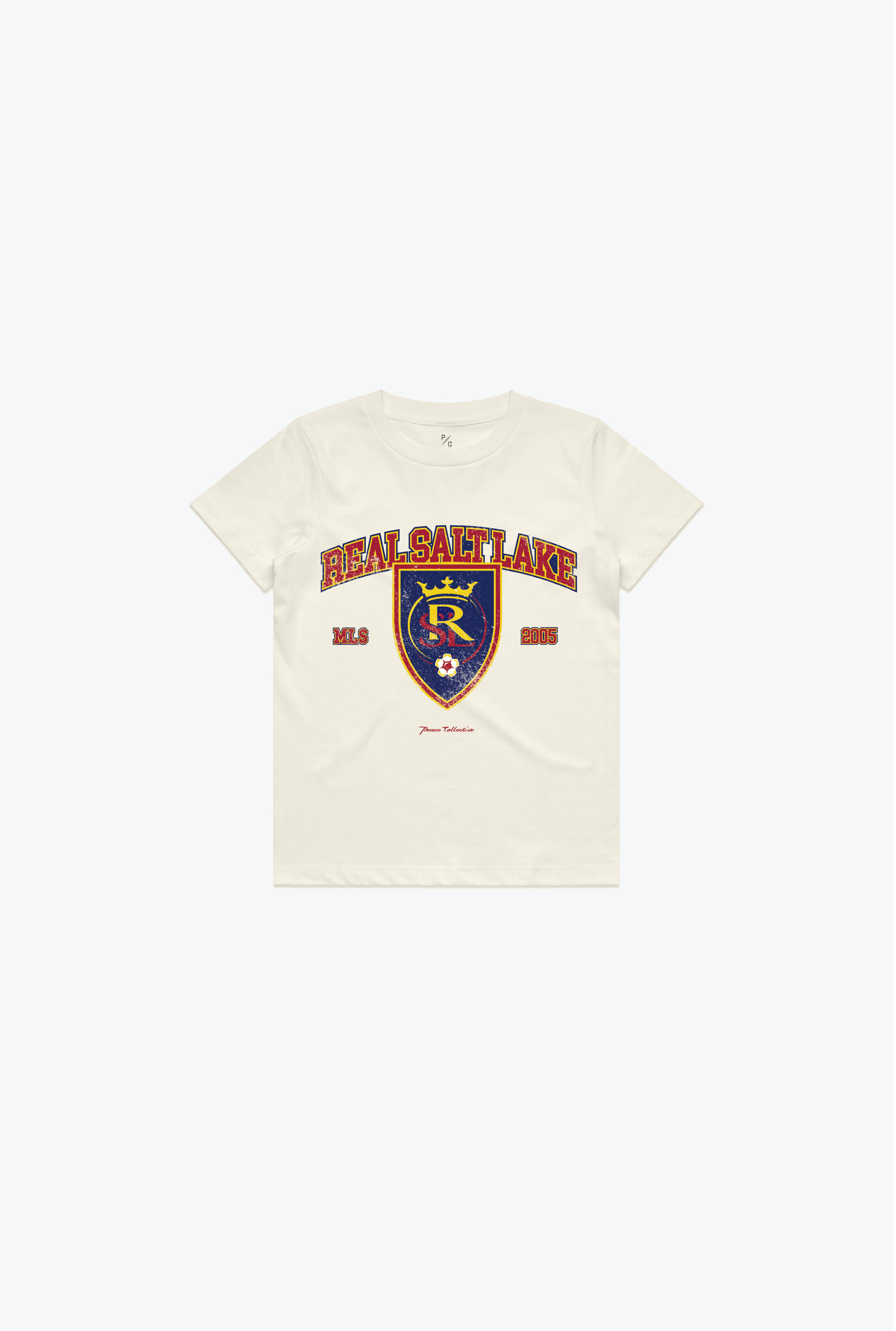 Real Salt Lake Vintage Washed Kids T-Shirt - Ivory