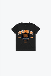 Houston Dynamo FC Vintage Washed Kids T-Shirt - Black