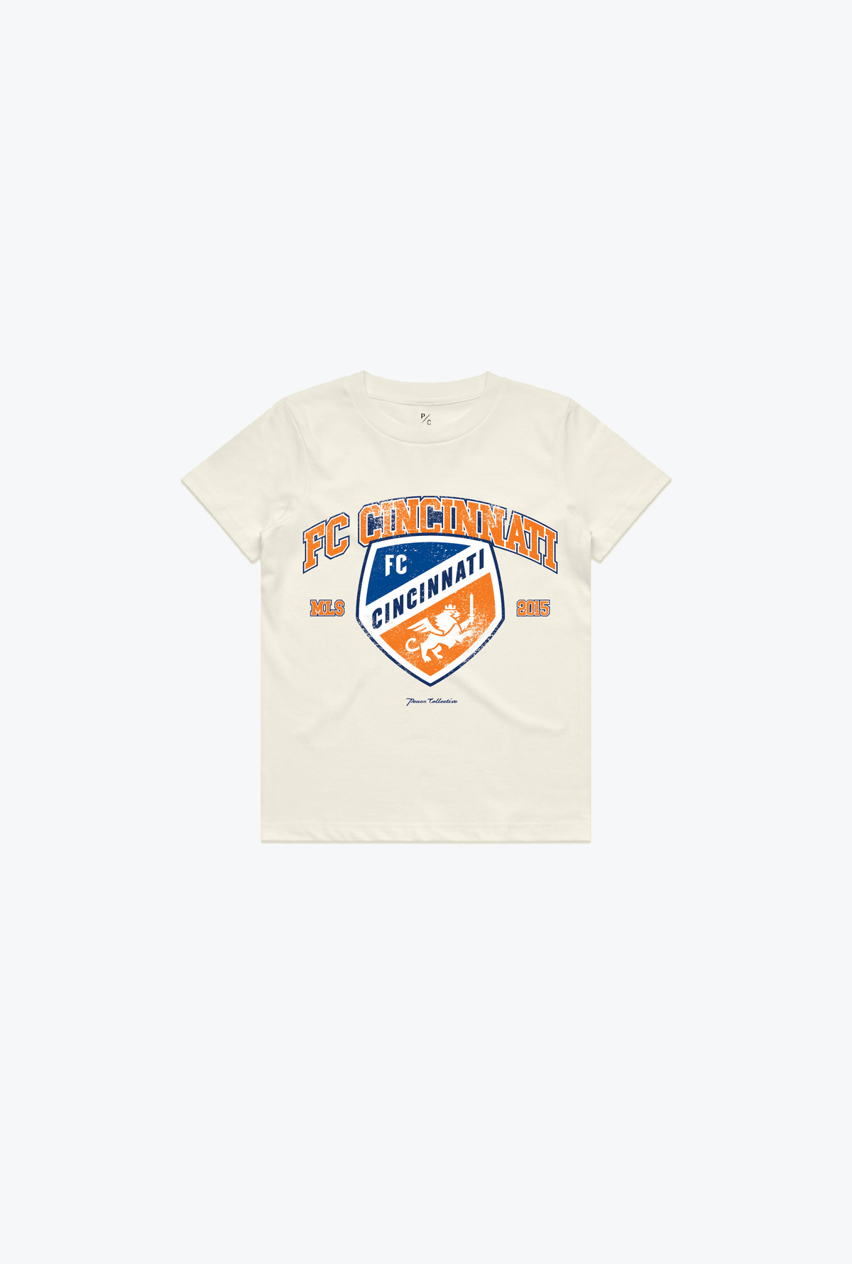 FC Cincinnati Vintage Washed Kids T-Shirt - Ivory