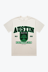 Austin FC Vintage Washed T-Shirt - Ivory