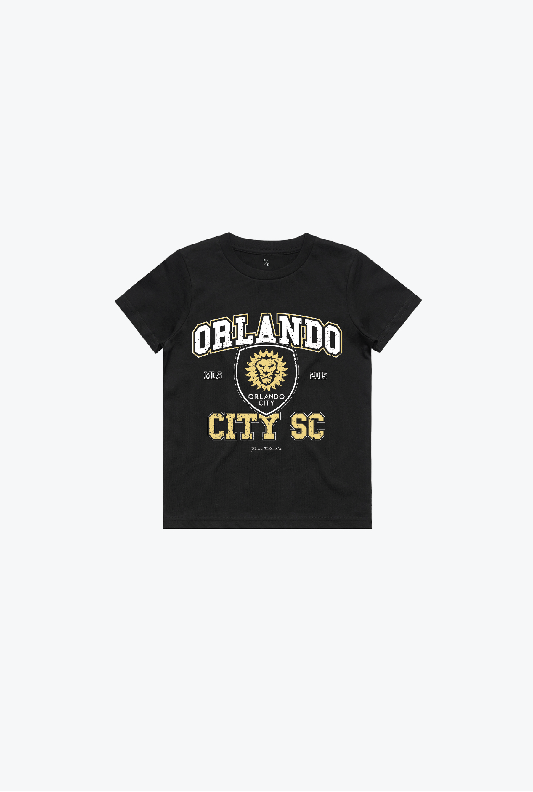 Orlando City SC Vintage Washed Kids T-Shirt - Black