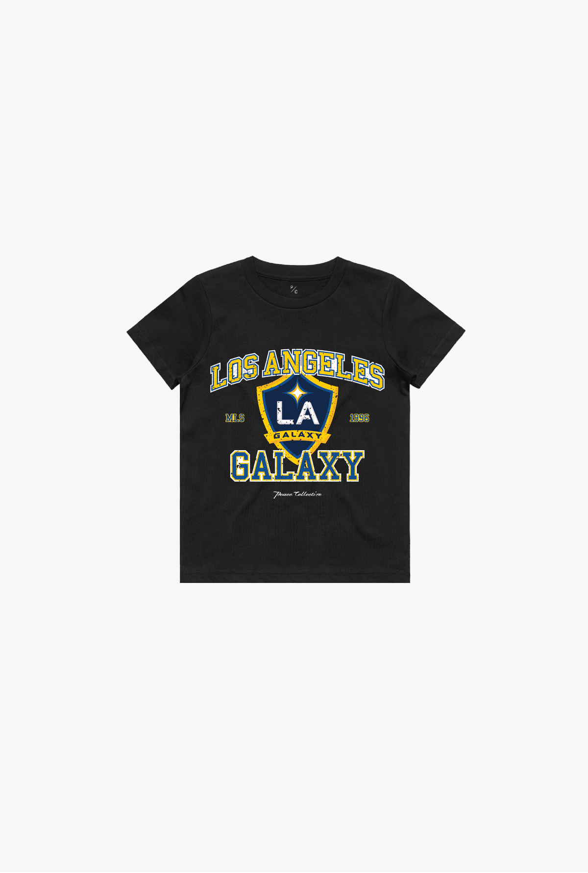 Los Angeles Galaxy Vintage Washed Kids T-Shirt - Black