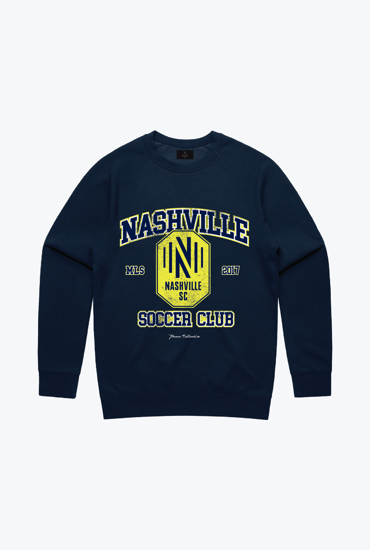 Nashville SC Vintage Washed Crewneck - Navy