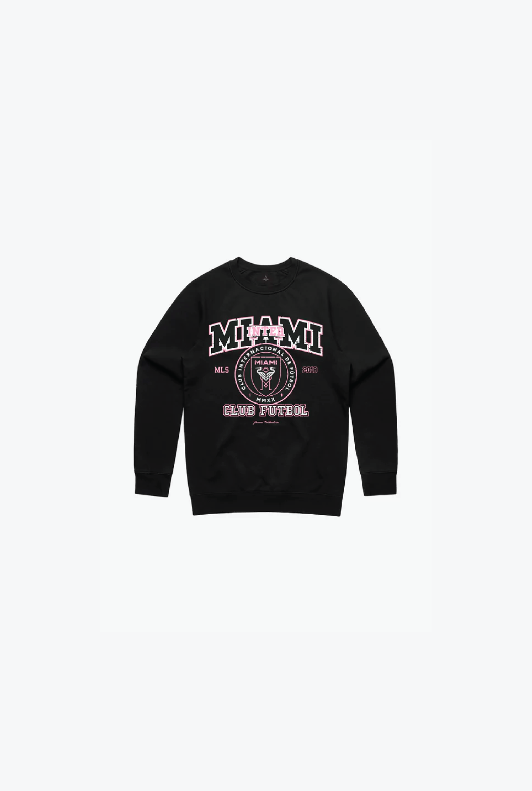 Inter Miami CF Vintage Washed Kids Crewneck - Black